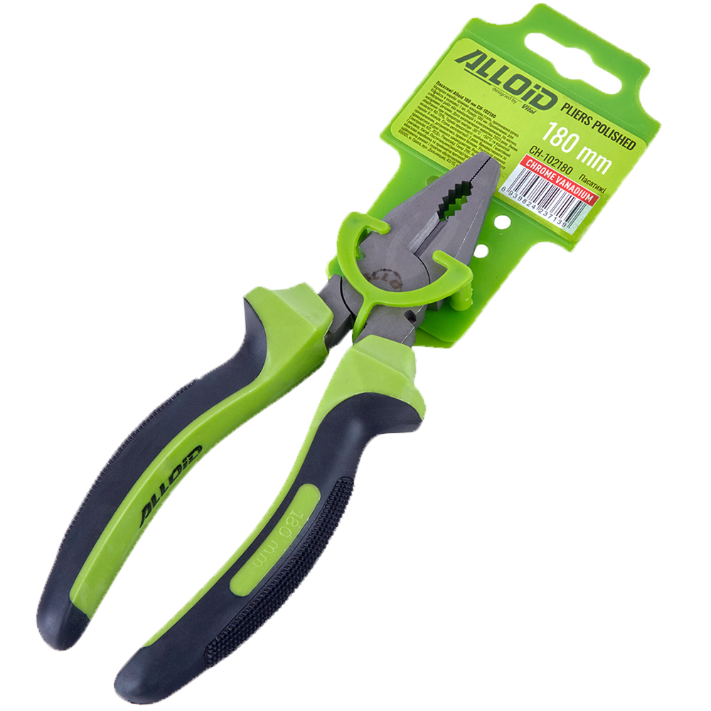 Плоскогубці 180мм, Alloid
