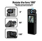 Міні камера Jozuze L9 з поворотним об'єктивом та нічним баченням, фото 2