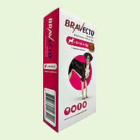 Бравекто Bravecto 1400 мг жувальна таблетка від бліх і кліщів для великих собак 40-56 кг, 1 таблетка захист на 3 місяці, фото 2