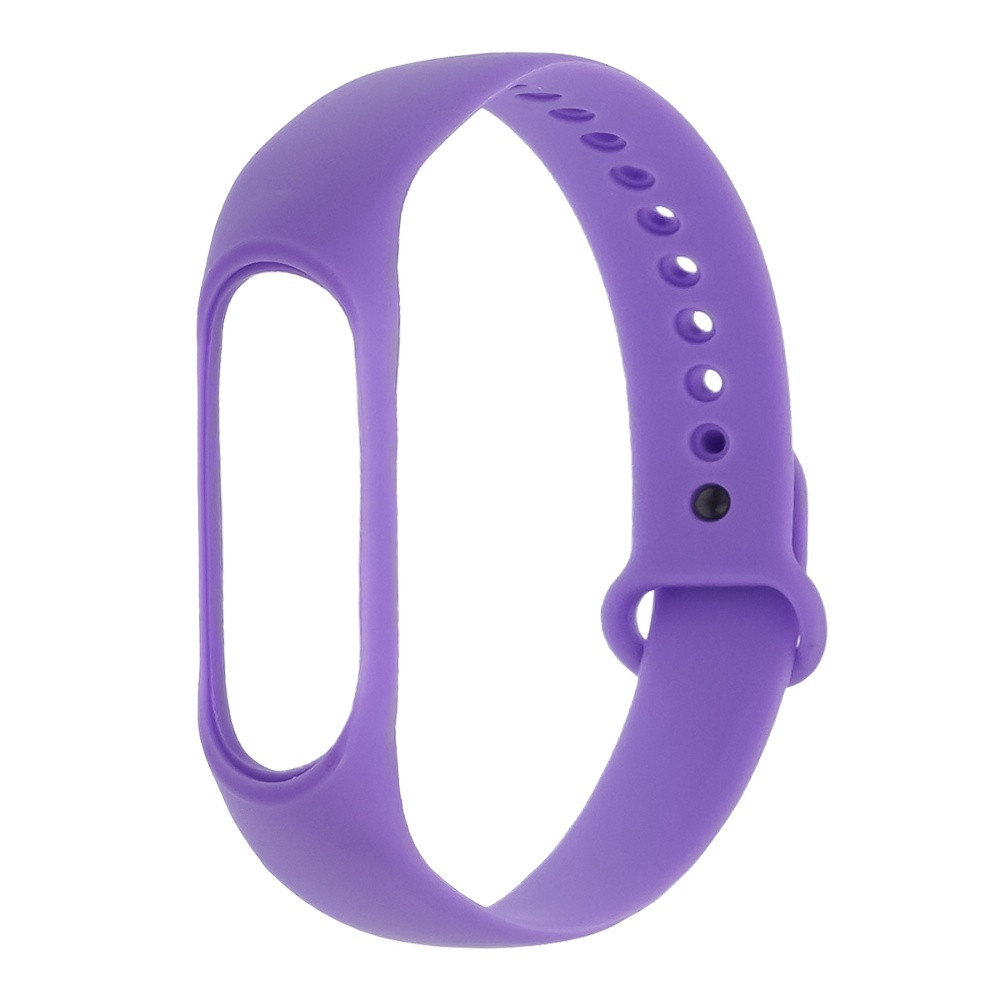 Ремінець силіконовий для Xiaomi Mi Band 3/ 4 33 бузковий