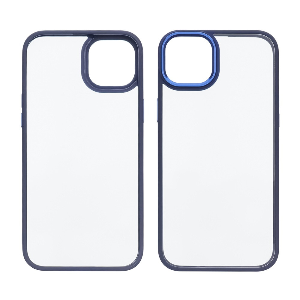 Чохол Aluminum Camera Frame для Apple iPhone 14 color 03 темно-синій Люкс