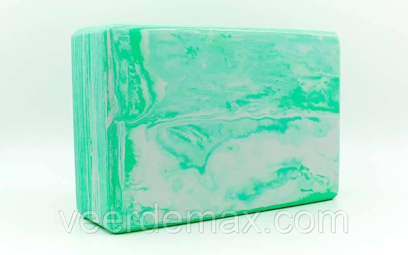 Йога-блок (блок для йоги) Multicolor 23x15x7,5см: 3 кольори, Одеса