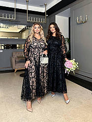 Сукня жіноча вечірня батал, на випусний 4470 | 50 по 64р.