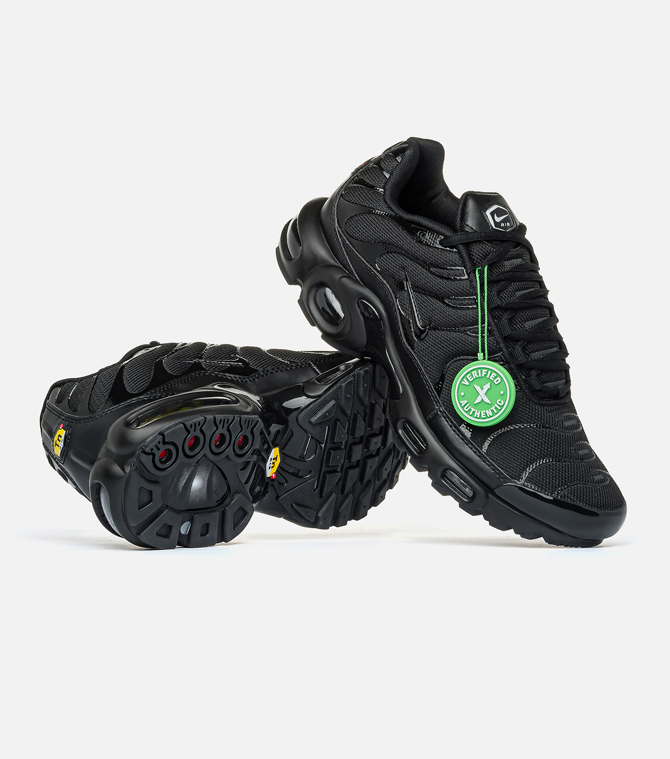 Чоловічі кросівки Nike Air Max Plus TN Black Найк Аір Макс ТН Плюс чорні 40 41 42 43 44 45