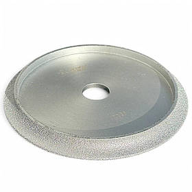 Алмазний профільний круг з вакуумним паянням для профілювання крайок плитки (150х25х19)