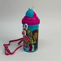 Пляшка для води пластикова (400 мл) 1Вересня Barbie
