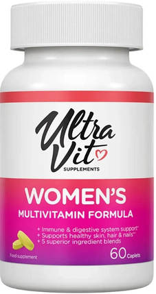 Мультивітаміни для жінок VP Lab Women`s Multivitamin Formula 60 caplets, фото 1