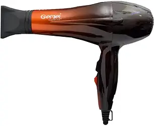 Професійний фен для волосся Gemei GM-1719 2 швидкості 3 режими нагрівання холодного обдування 1800 Вт, фото 3