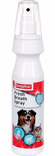 Beaphar Fresh Breath Spray Спрей для чищення зубів собак та кішок, фото 1