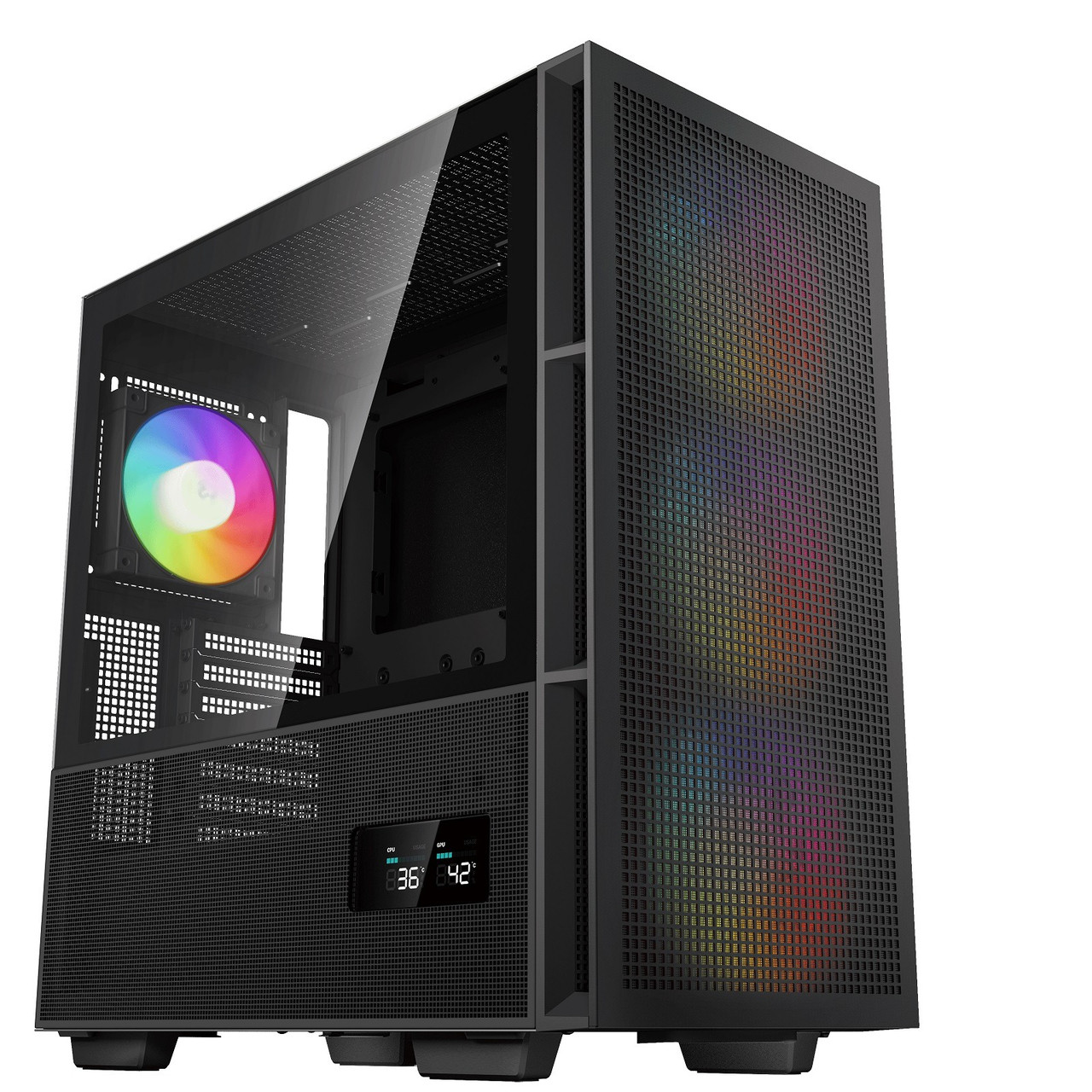 Корпус DeepCool CH560 Digital Black (R-CH560-BKAPE4D-G-1) без БЖ, фото 1