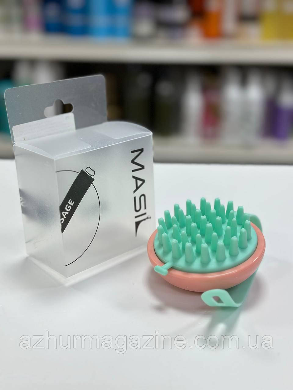 Силіконовий масажер для шкіри голови Masil Head Cleaning Massage Brush