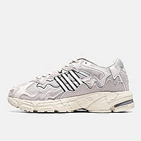 Білі демісезонні шкіряні чоловічі кросівки Adidas Bad Bunny x Response CL Wonder White кросівки Адідас Респонсе Сітка