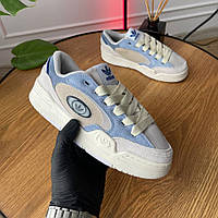 Голубі замшеві демісезонні жіночі кросівки Adidas Originals ADI2000X Blue Dawn Люкс