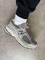 Сірі замшеві демісезонні жіночі кросівки New Balance 2002R Marblehead Light Aluminum кроси Нью Беланс 2002Р