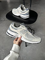 Сірі замшеві демісезонні чоловічі кросівки New Balance 2002R кроси Нью Беланс 2002Р