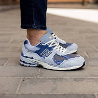 Сірі замшеві демісезонні чоловічі кросівки New Balance 2002R Protection Pack кроси Нью Беланс 2002Р