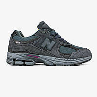Сірі замшеві демісезонні чоловічі кросівки New Balance 2002R Protection Pack Phantom кроси Нью Беланс 2002Р