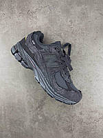 Сірі замшеві демісезонні жіночі кросівки New Balance 2002R Protection Pack Phantom кроси Нью Беланс 2002Р