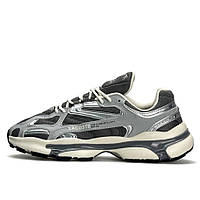 Сірі чоловічі шкіряні кросівки Lacoste L003 2K24  / Демісезонні кросівки Лакоста