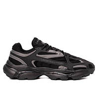 Чорні чоловічі шкіряні кросівки Lacoste L003 2K24  / Демісезонні кросівки Лакоста