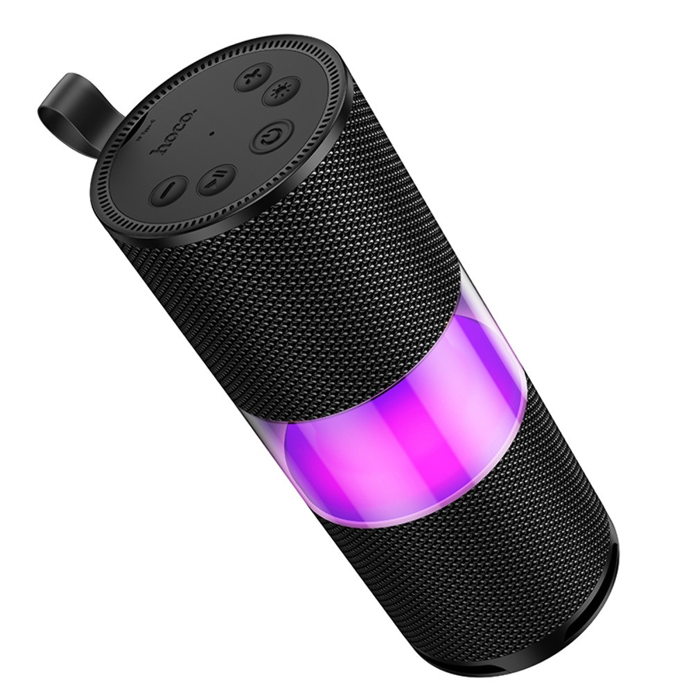 Портативна Bluetooth колонка Hoco HC29 з LED-підсвіткою black