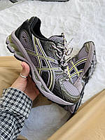 Фіолетові текстильні жіночі кросівки Asics Gel-Nimbus 10.1 Violet/Black Демісезонні Асікс Гель Німбус Сітка