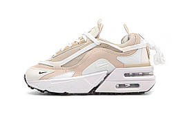 Рожеві весняні текстильні жіночі кросівки Nike Air Max Furyosa легкі Найк  аір макс