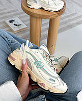 Білі демісезонні шкіряні жіночі кросівки New Balance 1000  “Angora Moonrock” Нью Беланс 1000