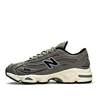 Оливкові демісезонні шкіряні чоловічі кросівки New Balance 1000 Olive Black Нью Беланс 1000