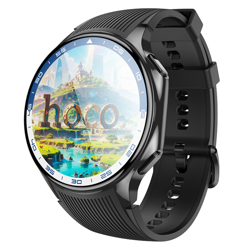 Смартгодинник Hoco Y24 з функцією дзвінка black