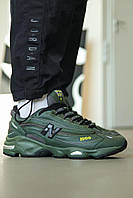 Зелені демісезонні шкіряні чоловічі кросівки New Balance 1000 Нью Беланс 1000
