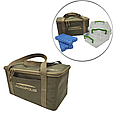 Сумка холодильник з двома акумуляторами холоду та двома контейнерами для їжі, фото 2