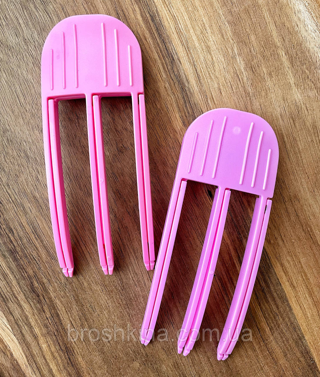 Заколка маленька15*6 см для надання об'єму для чубчика (Wind Shaping Comb) 2 шт/уп оптом, фото 1