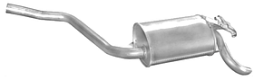 Глушник Mercedes 190 W201 82-93 Polmostrow SDN (1.8/2.0)