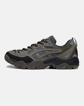 Чоловічі Кросівки Asics Gel-Pickax Khaki Volcanic Grey / Асікс Гел-Пікакс Вулканик Хакі з Сірим, фото 1