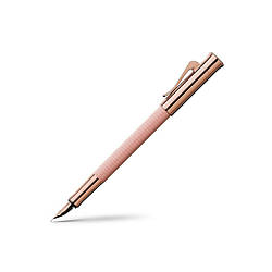 Ручка перова Graf von Faber-Castell Fountain pen Guilloche з колекції Guilloche Rose Blush, перо F, 145331