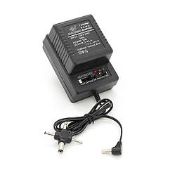 Адаптер живлення Y3-12 з регулюванням 3V-12V 1A, штекер 4.0*2,1, jack3,5, LED-індикація