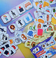 Фразовий конструктор на липучках  «Перші речення"