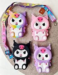 Сумка-гаманець гумова 14*10 см 6 шт/уп КУРОМІ