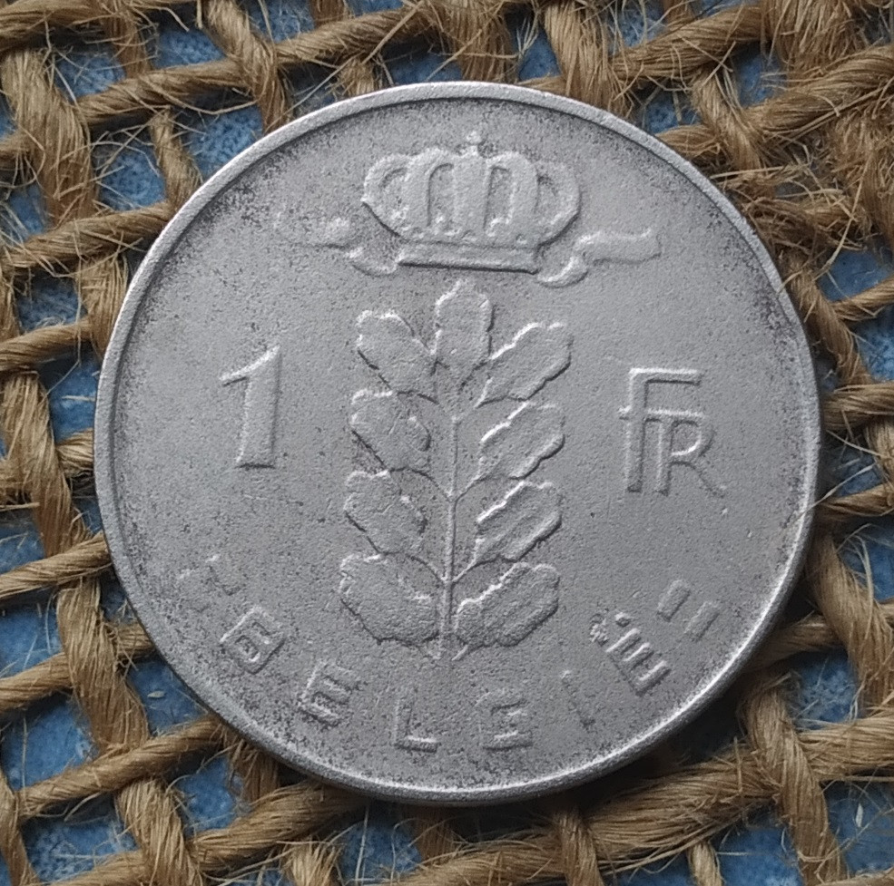 1 франк 1966 року. Бельгiя