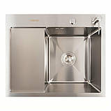 Кухонна мийка Valeso Handmade CM 58х48 R нержавіюча 3.0/0.8 5848, фото 2