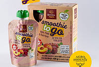 SMOOTHIE TO GO детское питание яблоко, перск, слива, от 6 месяцев 120 г