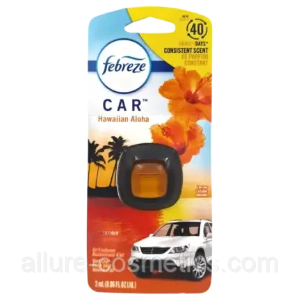 Аромодифузор для авто освіжувач повітря Febreze Car 2ml Hawaiian Aloha (США)