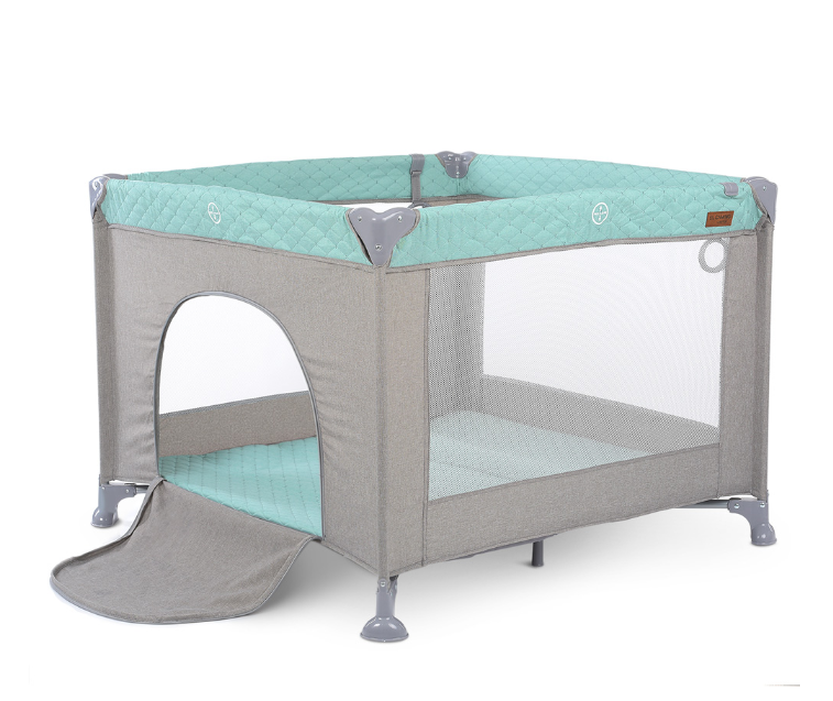 Манеж ME 1097 CASTLE Mint Gray, фото 1