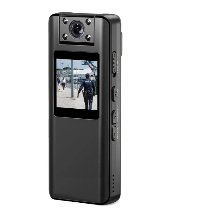 Нагрудний відеореєстратор Boblov А22, диктофон, 1.3-дюймовий РК-дисплей., фото 1