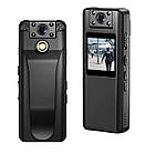 Нагрудний відеореєстратор Boblov А22, диктофон, 1.3-дюймовий РК-дисплей., фото 2