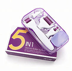 Мезороллер 5в1 для обличчя, тіла, голови, бороди