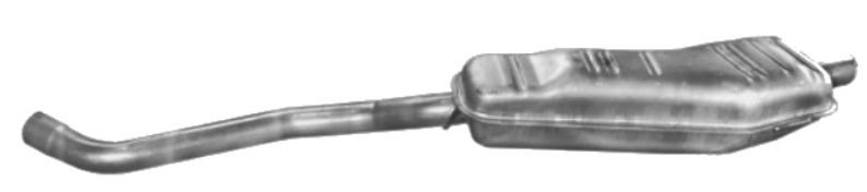 Глушник BMW 3 E30 87-91 Polmostrow (320I / 325I / 325E), фото 1