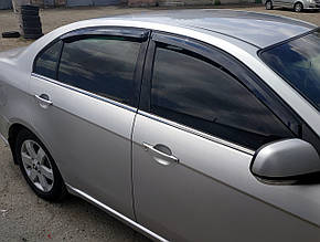 Дефлектори вікон (вітровики) Chevrolet Epica 2006-2012 (Autoclover/Корея)