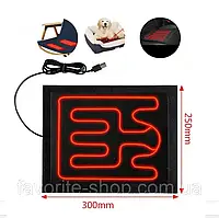 Килимок з підігрівом від USB (грілка 30см х 25см)